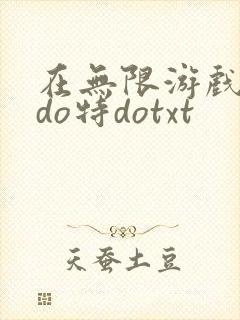 在无限游戏大里do特dotxt