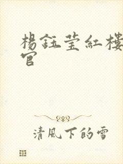 杨钰莹红楼醉高官