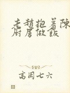 老赵抱着陈婷在厨房做饭