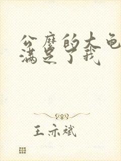 公么的大龟强大满足了我