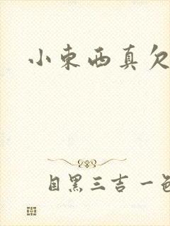 小东西真欠弄