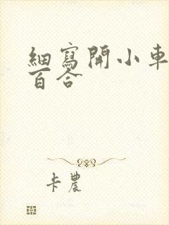 细写开小车车的百合