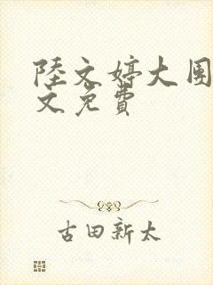 陆文婷大团圆全文免费