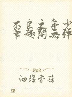 不良之年少轻狂笔趣阁无弹窗