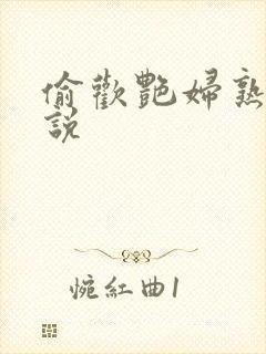 偷欢艳妇熟女小说