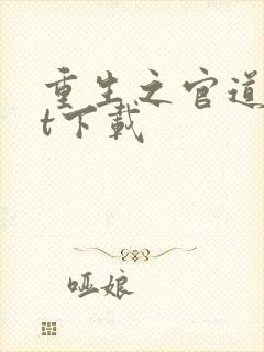 重生之官道txt下载