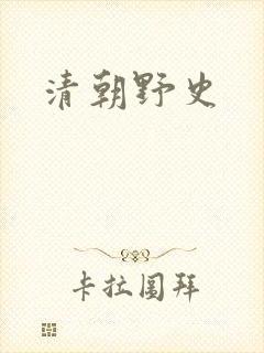 清朝野史