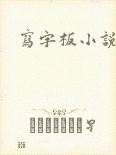 写字板小说
