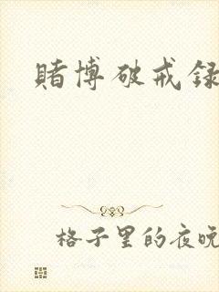 赌博破戒录