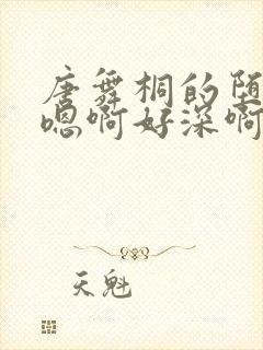 唐舞桐的堕落H嗯啊好深啊