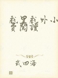 戏里戏外小说免费阅读