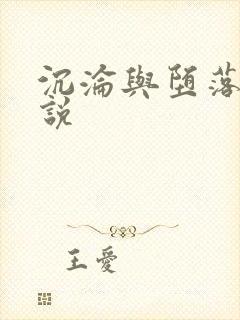 沉沦与堕落的小说