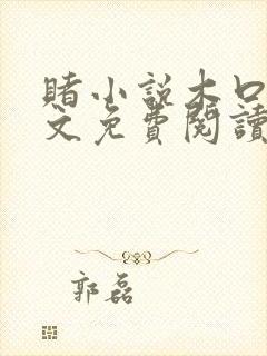 赌小说木口银全文免费阅读笔趣阁