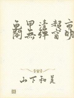 龟甲清超市笔趣阁无弹窗明星