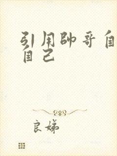 引用帅哥自己玩自己