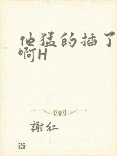 他猛的插了进去啊H