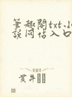 笔趣阁txt小说网站入口