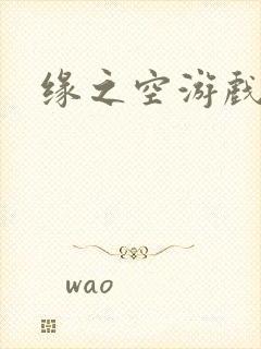缘之空游戏