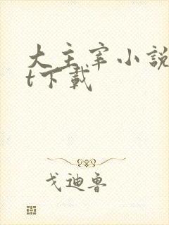 大主宰小说txt下载