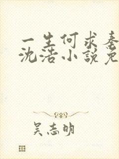 一生何求秦菲雪沈浩小说免费阅读全文