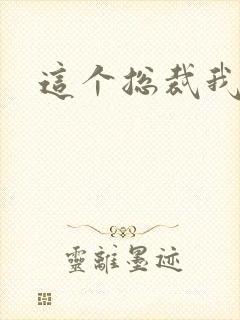 这个总裁我要了