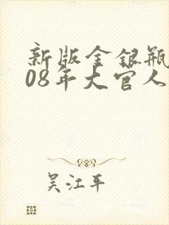 新版金银瓶2008年大官人