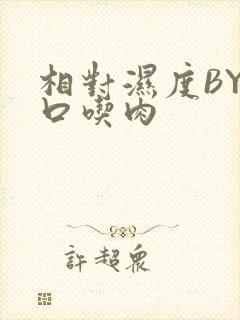 相对湿度BY大口吃肉