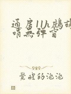 通房11h鹧鸪哨无弹窗