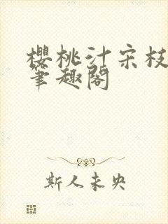 樱桃汁宋枝江野笔趣阁