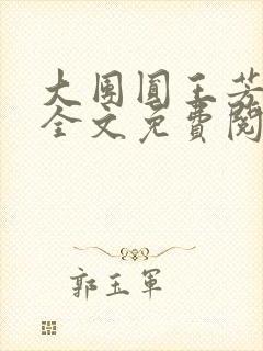 大团圆王芳高敏全文免费阅读