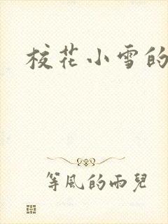 校花小雪的小说