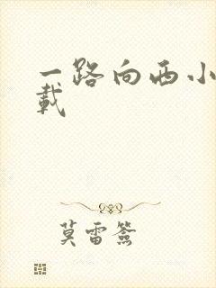 一路向西小说下载