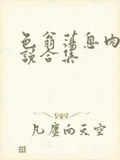 色翁荡息肉欲小说合集