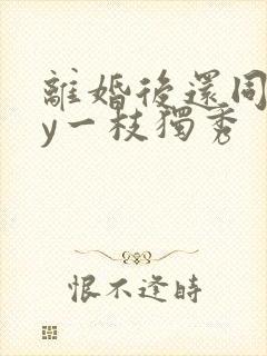 离婚后还同居by一枝独秀