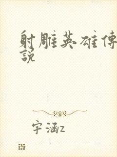 射雕英雄传 小说