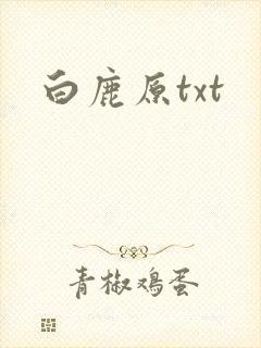 白鹿原txt