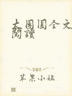 大团圆全文完整阅读