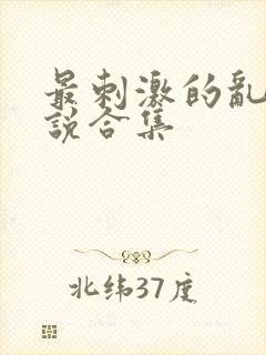 最刺激的乱惀小说合集