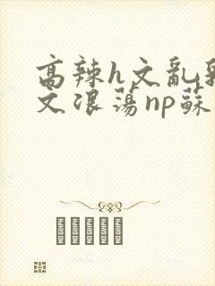 高辣h文乱乳h文浪荡np苏夏