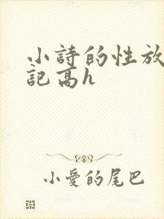 小诗的性放荡日记高h