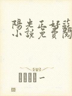 阳光正好苏玥玥小说免费阅读