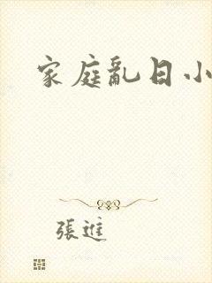 家庭乱日小说