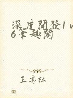 深度开发1 v6笔趣阁