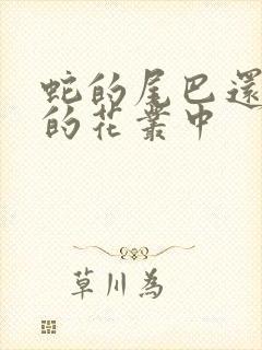 蛇的尾巴还在我的花丛中