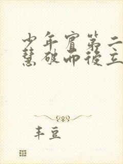少年宾第二部珏慧破而后立