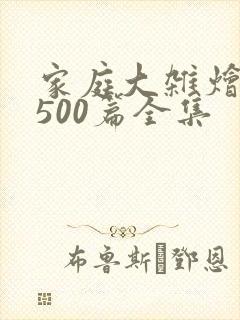 家庭大杂烩小说500篇全集