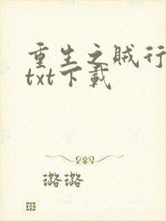 重生之贼行天下txt下载