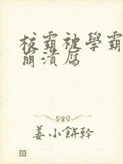 校霸被学霸玩到崩溃腐