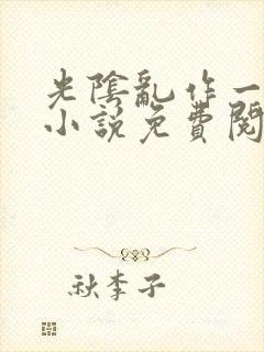 光阴乱作一团的小说免费阅读