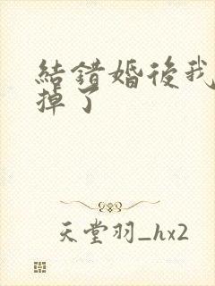 结错婚后我离不掉了